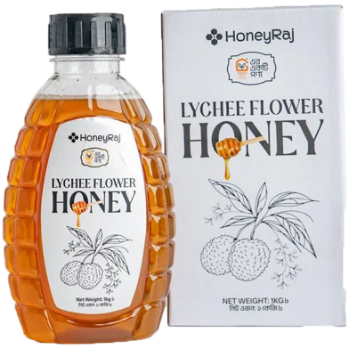 Ghorer Bazar Lychee Flower Honey 1kg - A000083 - Rokomari product